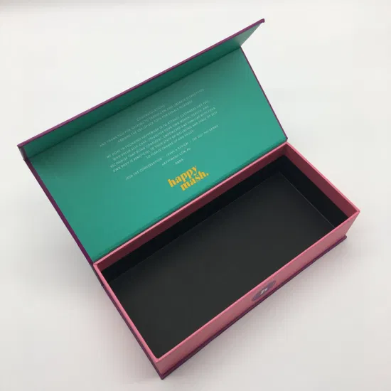 Embalagem de papel rígido personalizado caixa de presente de produto eletrônico caixa magnética flip
