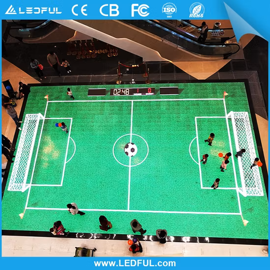 Tela LED para pista de dança LED P3.91 interna